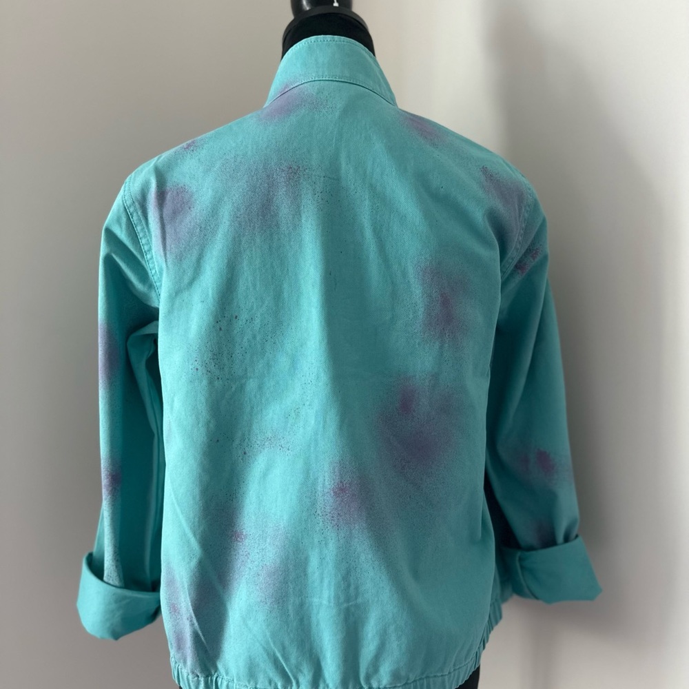 Handmade painted jacket. - Picture 5 of 17